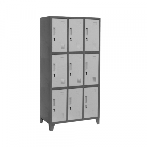 Locker-Metalico-3-Cuerpos-9-Puertas-L300