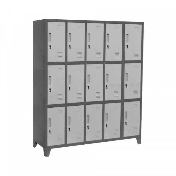 Locker-Metalico-5-Cuerpos-15-Puertas-L500